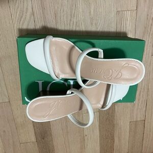 J. Crew Women's Leather Stacked Wedge Sandals. Sz 9 New In Box